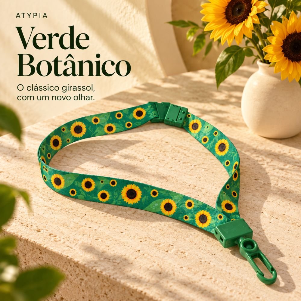 Cordão girassol Verde Botânico Atypia.