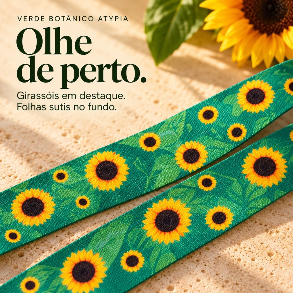 Cordão Girassol Verde Botânico Atypia