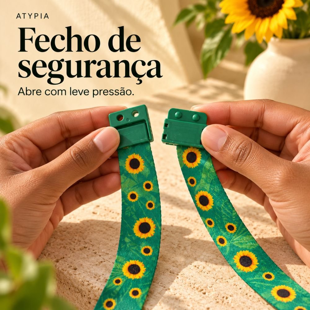 Cordão Girassol Verde Botânico Atypia