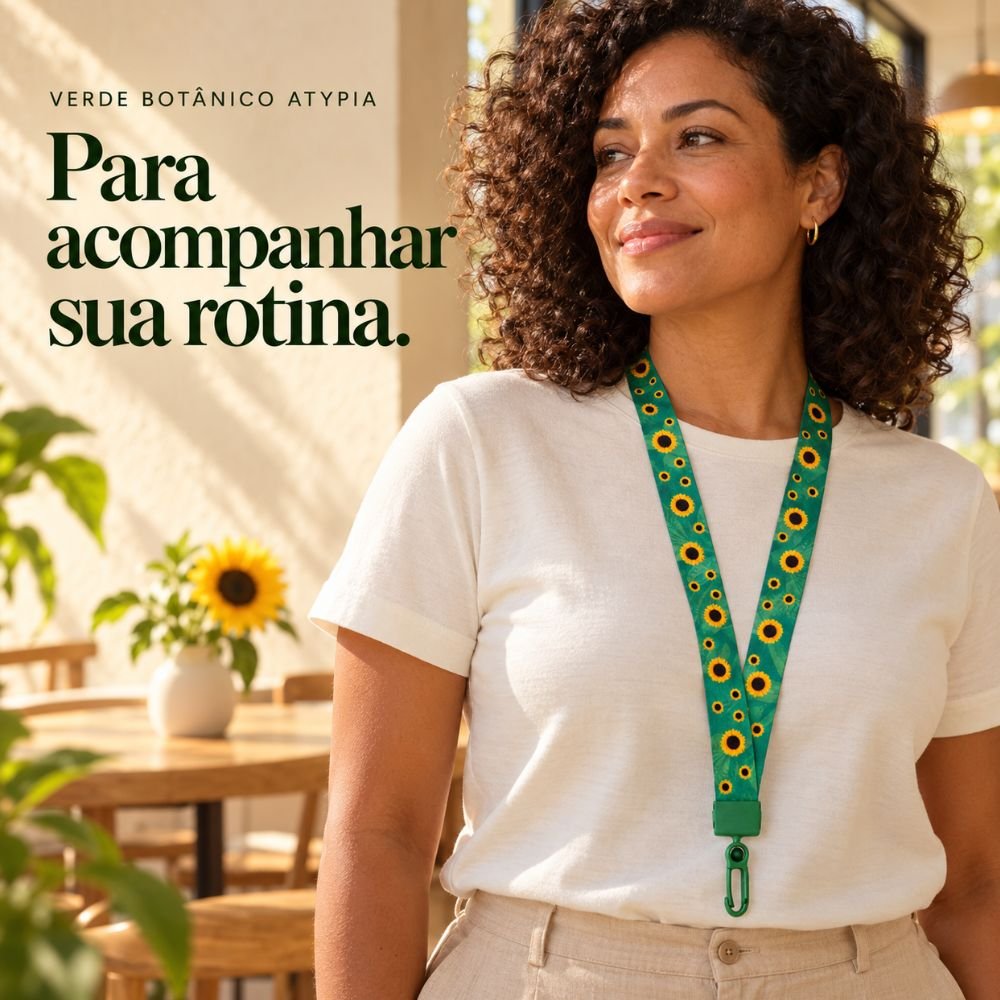 Cordão Girassol Verde Botânico Atypia