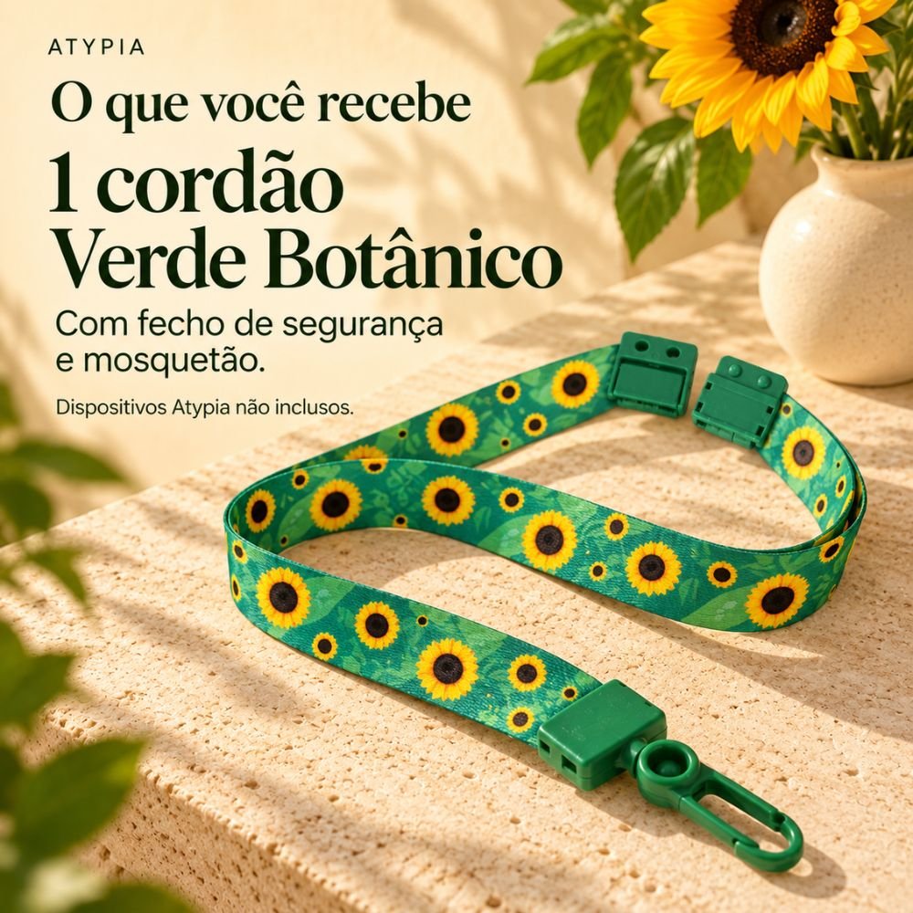Cordão Girassol Verde Botânico Atypia