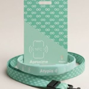 Kit Verde Menta Premium: Cartão, Cordão e Pulseira